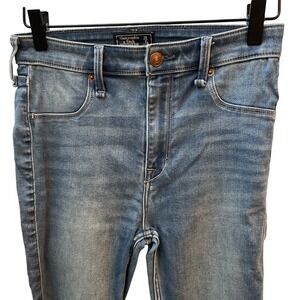 Abercrombie &‎ Fitch Simone High Rise Jean Jegging Raw Hem Size 26 / 2S